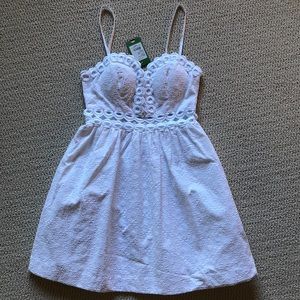 NWT Lilly Pulitzer Rika dress resort white 0
